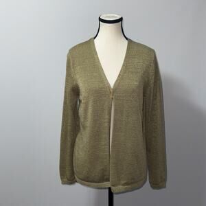 Josephine Chaus studio open front long sleeve sweater women’s size medium